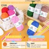 Aeelike Pure Cotton Yarn for Crochet & Knitting, Baby Cotton
