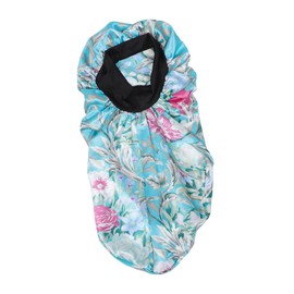 Outanaya 1Pc Elastic Satin for Women Wide Brim Hair Care Bonnet Comfortable Sleeping Hat with Delicate Patterns for All Hair Types and Lengths