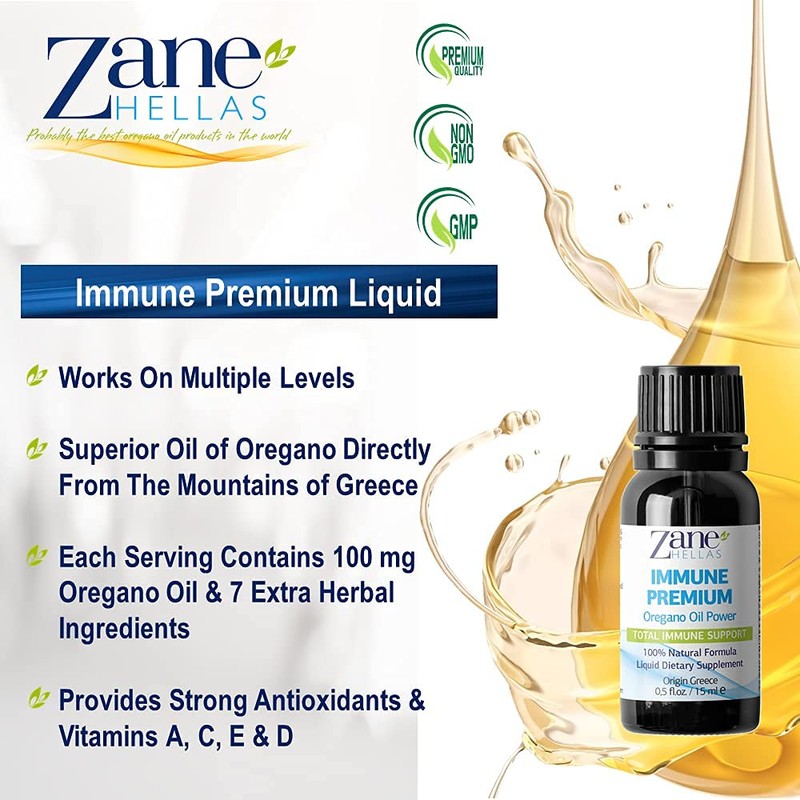 Zane Hellas Immune Premium Total Immune Support. Multiple Defense System.