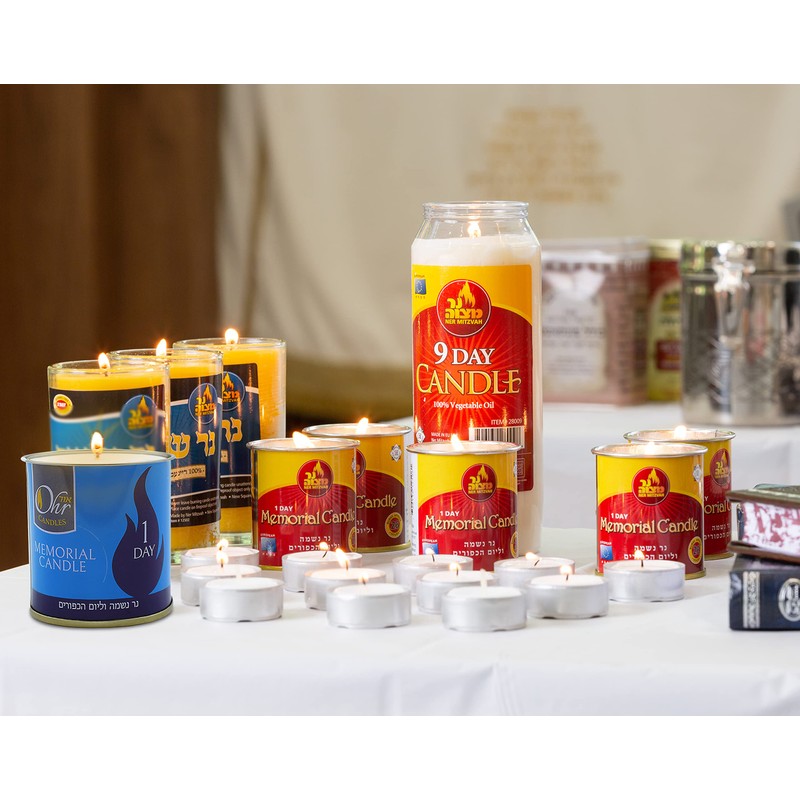 1 Day Yahrzeit Candle - 48 Pack - 24 Hour