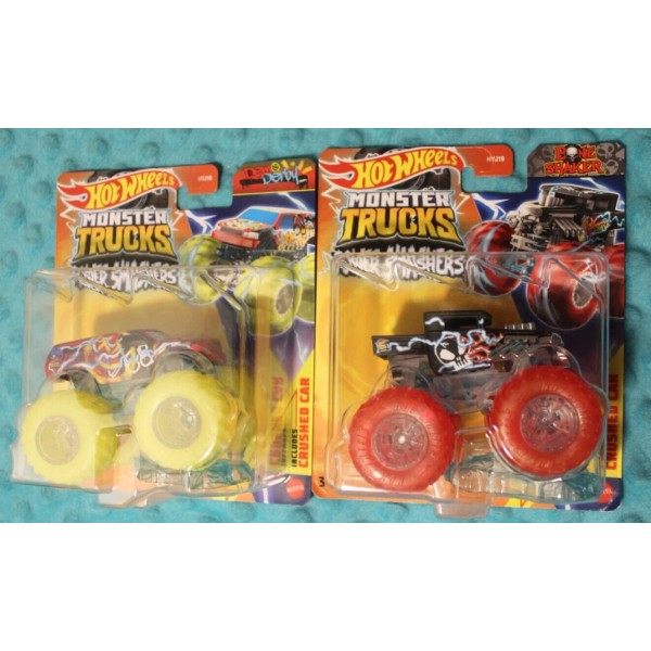 Hot Wheels Lot Of 2 Hot Wheels Monster Trucks Power