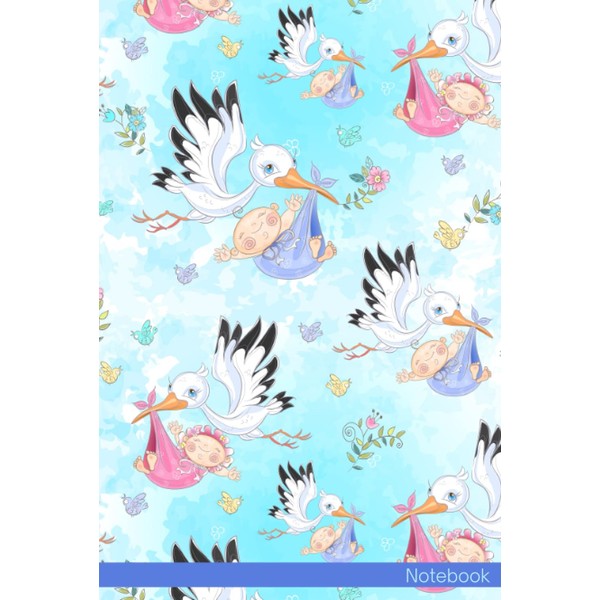 Notebook: Stork Notebook Journal For Teens and Adults | 120