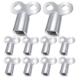 10 x Bleed Keys for Radiators, Heating Bleed Key for All Radiators, 5 mm Ventilation, Reduce Noise and Improve Heating Efficiency
