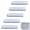 Pack of 5 Folding Rulers Made of Plastic, Folding Ruler,