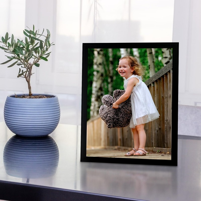 BESCRCL 8x10 Picture Frame Wall Hanging or Tabletop Photo Frame,
