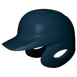SSK H2,500M Baseball Soft Helmet with Both Ears (Matte) Matte Navy (70M) XO Size