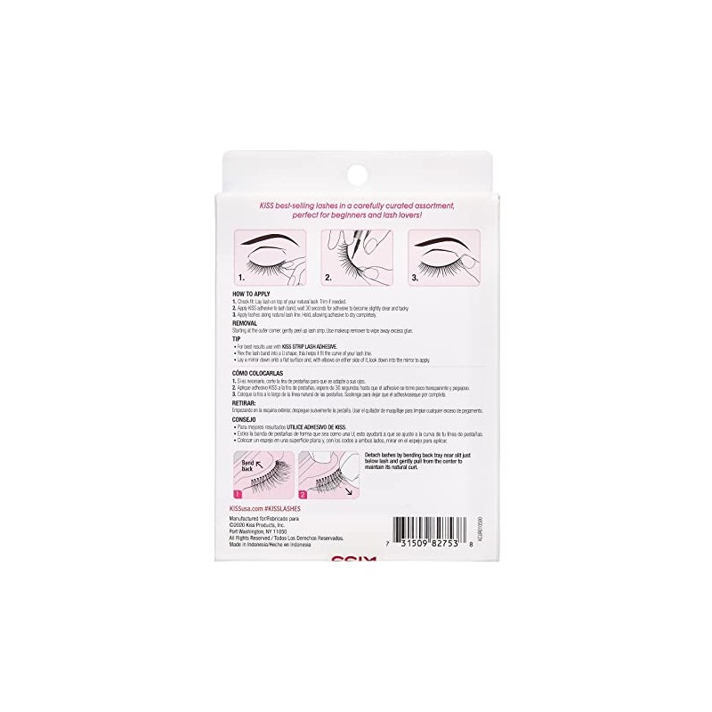Kiss Lash So Wispy Curated Collection 5-Pairs (Pack of 3)