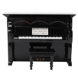 Miniature Wooden Piano Model Musical Instrument Model Musical Gifts Home Decor Ornaments