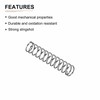 DTGN 0.6x6x30mm(DxODxL) Compression Spring - 10Pack - Good for Machinery