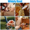100Pcs Cotton Finger Cots, White Finger Toe Sleeves Cloth Finger