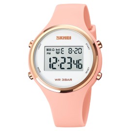Ladies Watch Digital Watches for Women Colorful Sport Wrist Watch for Women Girls Waterproof Stopwatch Alarm Multifunction Easy Read
