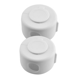 STOBAZA 2pcs Door Knob Safety Cover for Kids Child Proof Door Knob Covers Baby Proof Door Knob Covers Toddler Door Knob Cover Child Safety Door Knob Cover with Home Style White