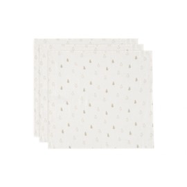 Jollein 535-851-67094 Mulltücher/Swaddle 3er Set - Happy Miffy Nougat (70x70cm)