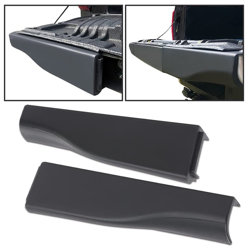PIT66 3PCS Flexible Step Trim Tailgate Molding, Compatible with Ford
