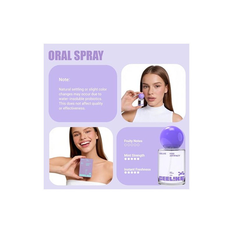 Oral Spray – Fresh Breath, Dual Cooling Experience & Convenient