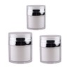 LALAFINA 3pcs Press Cream Jar Travel Sun Protection Pp Funnel