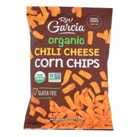 UD_R. W. Garcia Organic Corn Chips Case 12-7.5 oz Healthy Spicy Dried Snacks Grain Snacks Oat Material Soft Hard Texture Bulk