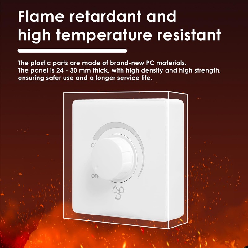 Ceiling Fan Speed Control Switch Type 86 220V 10A Continuous