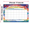 A4 Children's Star Reward Chart with 77 Star Stickers, 21cm