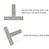 T Brackets, 10PCS Stainless Steel T Brackets, Flat T Shape