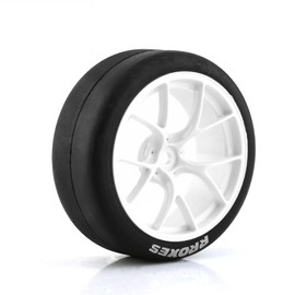 4pcs 1/10 RC Car Wheel Rim Tire Tire 12mm Hexagonal Hub for TT01 TT02 HPS HPI RC Car for Tamiya