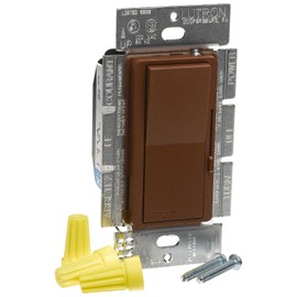 Lutron DVSC-600P-SI Diva 600W Single Pole Dimmer Sienna