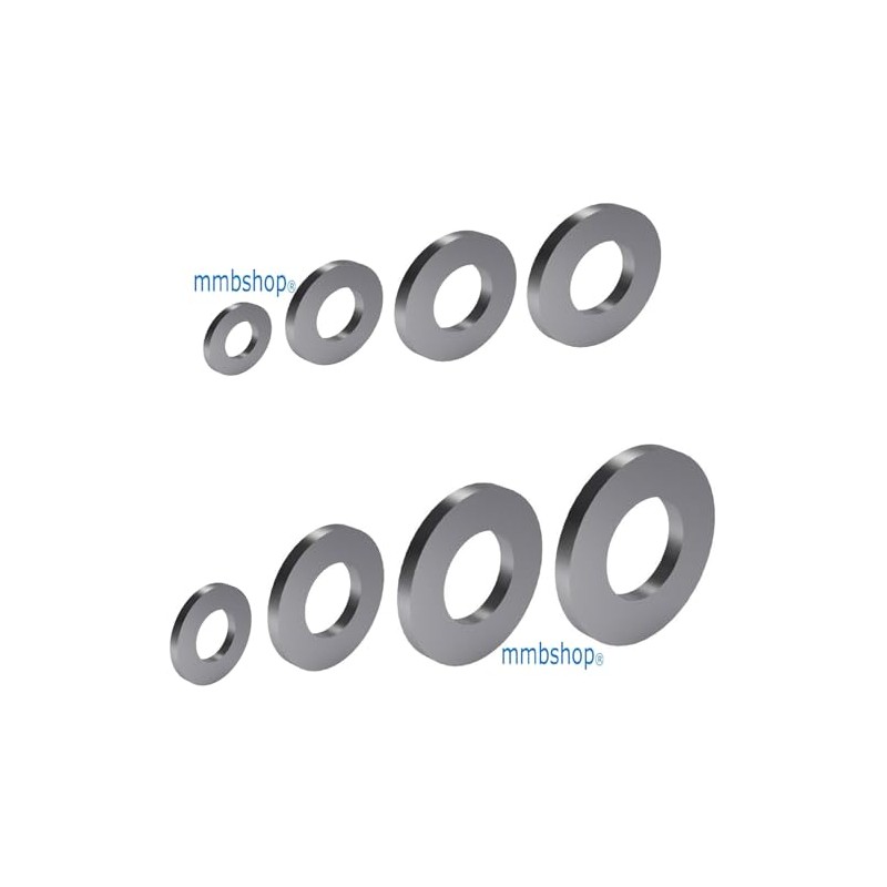 M8 BZP Washers (8mm x 16mm) Din125A Specification Bright Zinc