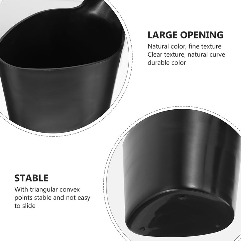 SUPVOX 4Pcs High Heel Shaped Planter: Unique Plastic Flower Pots