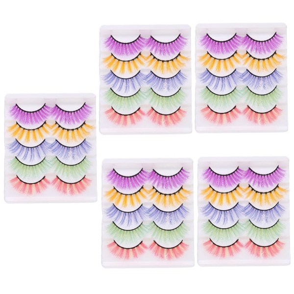 FOMIYES Sets Long Thick False Lashes Makeup Eyelash Set Natural