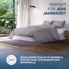 Samthus Pillowcase (80 x 80 cm), Cotton, Satin, Oeko-Tex Made