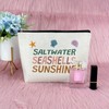 Funny Beach Gifts for Women Summer Travel Makeup Pouch Vacation