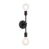 XiNBEi Lighting Wall Light Double Black Wall Sconce, 2 Light