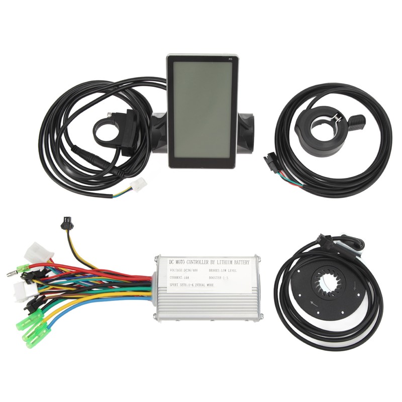 Electric Bicycle Lithium Battery Conversion Kit 15A Controller with SM
