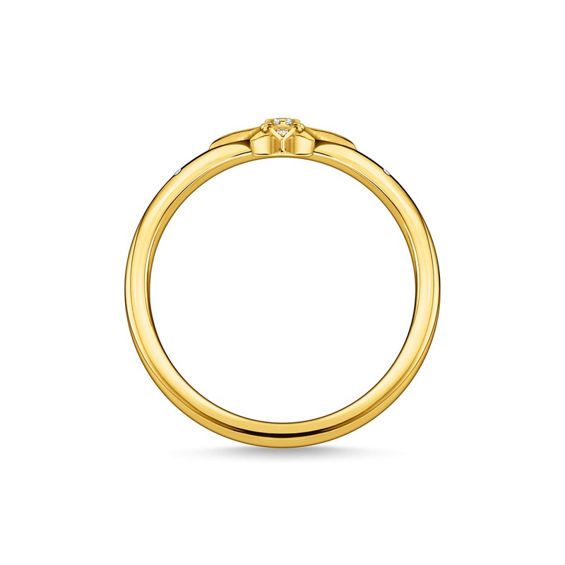 THOMAS SABO Star Ring with Stones 925 Sterling Silver TR2317,