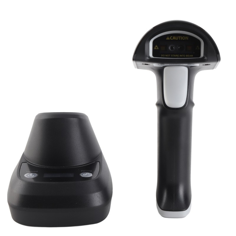 Wireless 2D 1D Barcode Scanner BT 2.4G USB Wired Connection