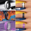 Silicone Wedding Rings for Men 1/4/5/6/7 Multipack of Breathable Airflow