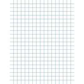 School Smart Graph Papers - 8-1/2 x 11 , 1/4 Rule, Two Sides - Pack of 500, White