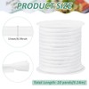 BENECREAT 10 Yard White Piping Cord Trim, 5/8 inch Polyester