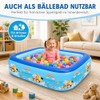 Sunshine Smile Piscina Hinchable para niños, 120 x 85 cm,