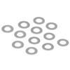 120Pcs Washer Flat Stainless Steel 4mm ID 7mm OD Accessory