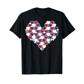 Colorful Heart Design for Family Lovers T-Shirt