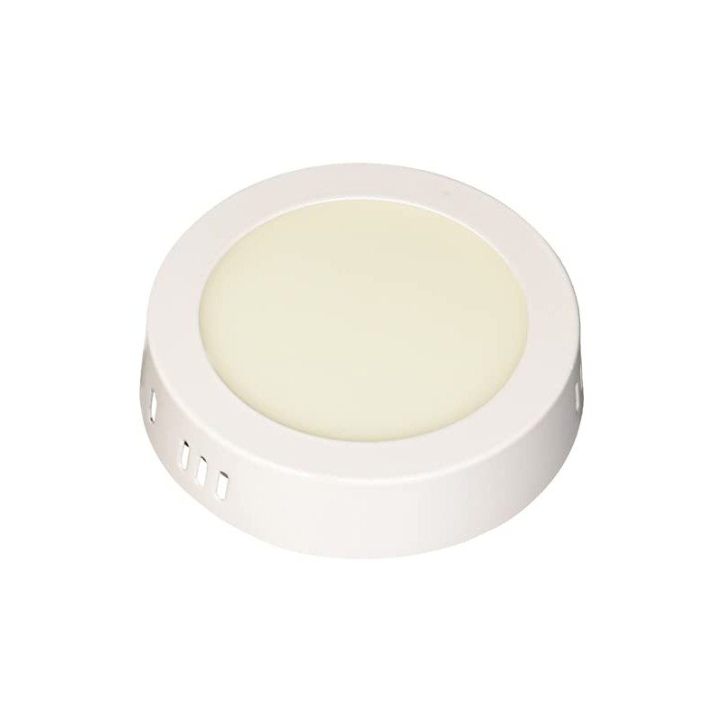 SANELEC, Luminario de LED para Techo, Lámpara Circular para Sobreponer,
