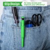 Hiboom 4 Pack Carpenter Pencils Set with 24 Refills, 2.8