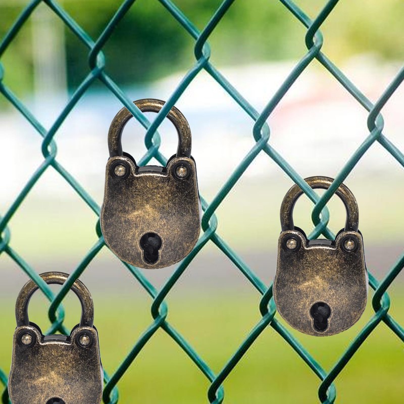 Aifeier ET 2 Pieces Mini Vintage Locks Small Bear-Shape Padlock