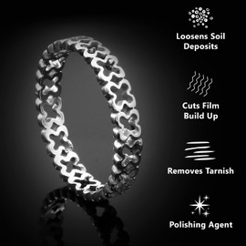 Fuller Brush Silver Jewelry Cleaner Polish - 4-in-1 Formula Cleans and Protects Silver and Sterling Jewelry and More Helps Prevent Tarnish Plus Long Lasting Shine