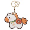 MC Fashion Lucky Horse PU Leather Keychain Holder for AirTag