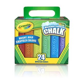 CRAYOLA WASHABLE SIDEWALK CHALK 24