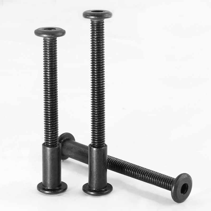 Jersvimc 10 Pair(20 Piece) M6x60mm Hex Drive Socket Cap Bolt
