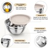 TeamFar Mixing Bowls, Stainless Steel Nesting Salad Bowls with Airtight