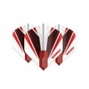 WINMAU Prism Alpha White & Red Extra Thick Dart Flights